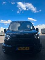 Ford Transit GB 350 L3h2 Tdci 185pk FWD Aut 2020 Zwart, 2081 kg, Zwart, 4 cilinders, Leder en Stof