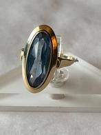 Art Deco gouden ring Aquamarijn, Verzenden, Met edelsteen, Dame, Goud