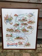 Geborduurd schilderij Nederland (070824c), Ophalen of Verzenden, Zo goed als nieuw
