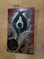Fenix schilderij op hout, Antiek en Kunst, Ophalen of Verzenden