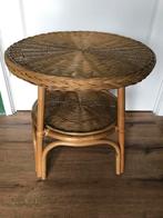 Rotan tafel zsm ophalen rattan bamboe salontafel, Huis en Inrichting, Tafels | Salontafels, Ophalen, 50 tot 100 cm, Zo goed als nieuw