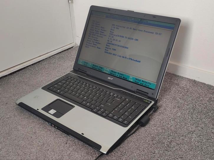 Acer Aspire 9305AWSMi - Athlon 64 X2, 2GB DDR2, 17", Computers en Software, Windows Laptops, Gebruikt, 17 inch of meer, Minder dan 2 Ghz