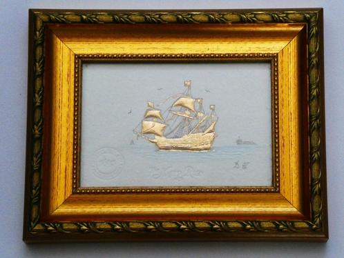 Chessell Mint schip The Mary Rose uitgevoerd in 22 krt. goud, Antiek en Kunst, Curiosa en Brocante, Ophalen of Verzenden