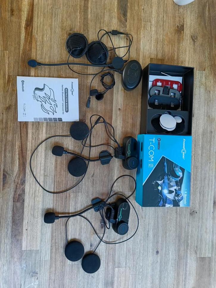 Intercom Set Scooter/Motor -  T-COM, Motoren, Kleding | Motorhelmen, Ophalen of Verzenden