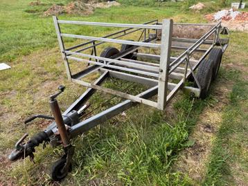 Rieske tandemas aanhanger 2000 kg beschikbaar voor biedingen