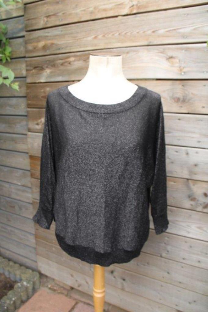 Trui zwart/ zilver dun Shoeby mt XXL Vaste prijs, Kleding | Dames, Truien en Vesten, Zo goed als nieuw, Maat 46/48 (XL) of groter