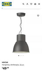 Hektar Hanglamp, donkergrijs ikea, Huis en Inrichting, Lampen | Hanglampen, Ophalen, Zo goed als nieuw, Kunststof, Minder dan 50 cm