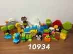 Duplo creatieve dieren blokken 175 stuks 10934 (compleet) 1, Ophalen of Verzenden, Zo goed als nieuw, Complete set, Duplo