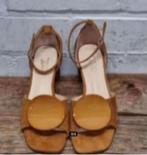 Tosca Blu - Mooie suedeleren sandals maat 36 - Nieuw, Pumps, Tosca Blu, Nieuw, Ophalen of Verzenden