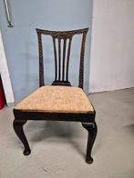 Vintage Chippendale Stijl Mahonie Stoel, Ophalen