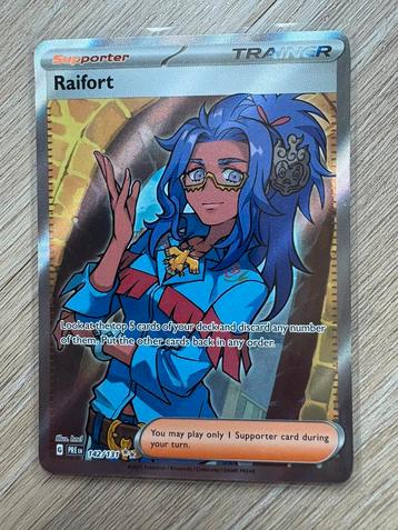Raifort Trainer #142/131 Prismatic Evolutions  beschikbaar voor biedingen