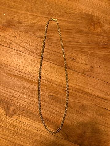 14 karaats gouden chain/koord collier/ketting beschikbaar voor biedingen