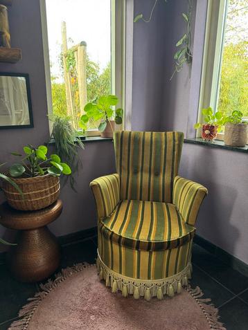Boudoir stoel, fauteuil, vintage stoel beschikbaar voor biedingen