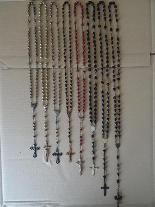 Rozenkrans collectie vintage rozenkrans 19 euro per stuk 8x, Verzamelen, Religie, Zo goed als nieuw, Christendom | Katholiek, Overige typen