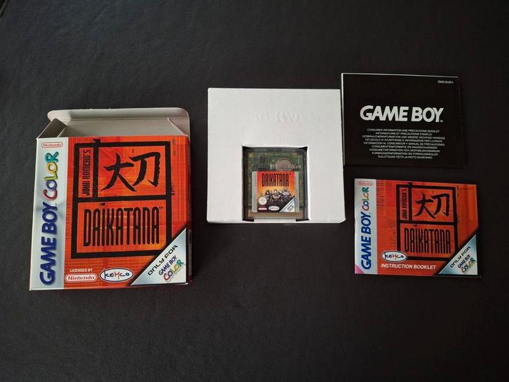 John romero's Daikatana - MINT, Spelcomputers en Games, Games | Nintendo Game Boy, Zo goed als nieuw, Avontuur en Actie, 1 speler