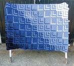 Woondeken / plaid / sprei - handgemaakt – zwart, blauw, wit, Huis en Inrichting, Ophalen of Verzenden, Nieuw