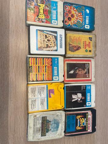 8-Track Tapes - Diverse Collectie beschikbaar voor biedingen