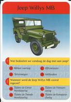 Kw3606 verzamelkaartje jeep willys mb, Verzamelen, Ophalen of Verzenden, Zo goed als nieuw, Auto's