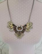 Collier, Sieraden, Tassen en Uiterlijk, Kettingen, Ophalen of Verzenden, Gebruikt, Geel, Overige materialen