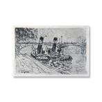 Paul Signac (1863-1935) - Le pont des Arts, Antiek en Kunst, Ophalen of Verzenden