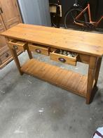 sitetable, Huis en Inrichting, Ophalen, Gebruikt, 100 tot 150 cm, Grenenhout
