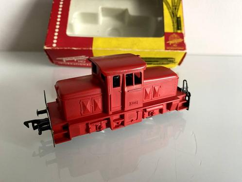 HO Fleischmann 1306F diesel rangeerloc met ovp (667), Hobby en Vrije tijd, Modeltreinen | H0, Gebruikt, Locomotief, Gelijkstroom