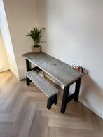 Nieuwe speeltafel van hout en houten A-poten. 120x60x40, Ophalen, 100 tot 150 cm, Nieuw, Landelijk