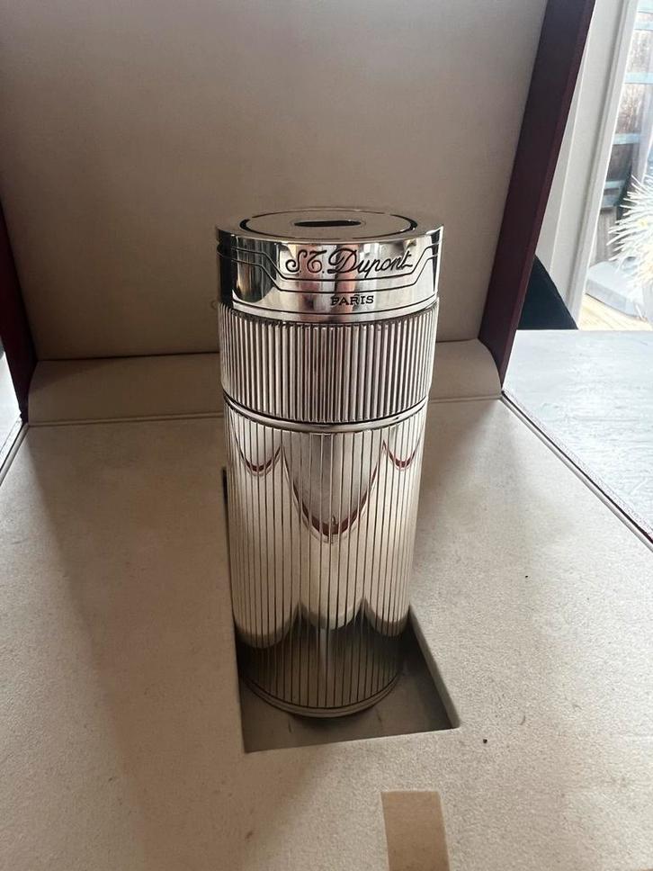 ST Dupont ‘Cylindrique’ uniek, Huis en Inrichting, Woonaccessoires | Kandelaars en Kaarsen, Zo goed als nieuw, Minder dan 25 cm