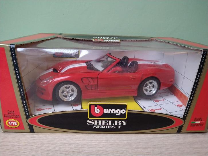 Shelby Series 1 Bburago Originele Verpakking 1:18 Sint, Hobby en Vrije tijd, Modelauto's | 1:18, Zo goed als nieuw, Auto, Bburago