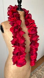 Rode kringelsjaal, Ophalen of Verzenden, Zo goed als nieuw, Sjaal