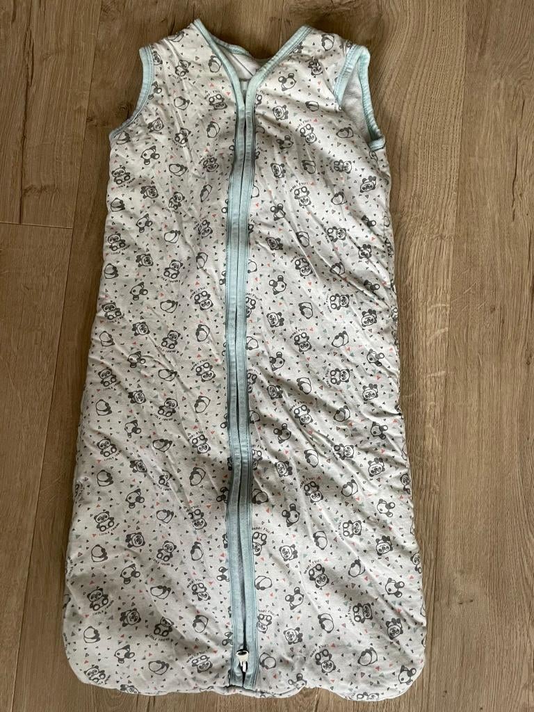 BD Collection slaapzak gevoerd met panda's in maat 70, Ophalen of Verzenden, Gebruikt, Minder dan 70 cm, Slaapzak