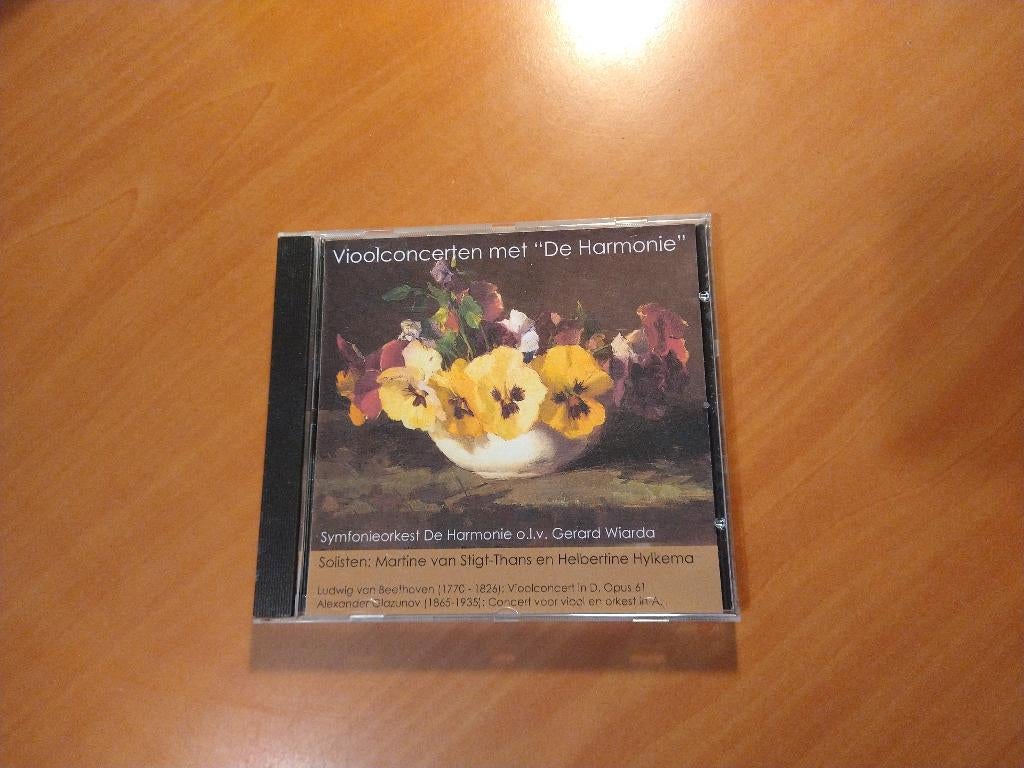 CD Vioolconcerten met "De Harmonie", Ophalen of Verzenden, Barok, Zo goed als nieuw, Overige typen
