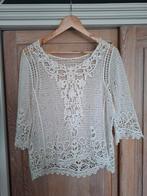 Witte kanten top van Cotton Club, maat M, Kleding | Dames, Tops, Maat 38/40 (M), Wit, Ophalen of Verzenden, Zo goed als nieuw