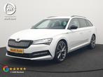 Skoda Superb Combi 1.4 TSI iV Sportline Business Plug In Hyb, Auto's, Skoda, Zwart, 4 cilinders, Wit, Hybride Elektrisch/Benzine