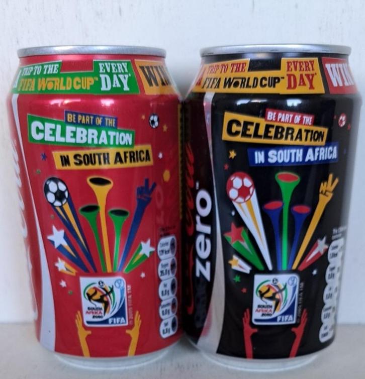 Cola-Cola Blikkenset Engeland WK 2010 voetbal South Africa, Verzamelen, Merken en Reclamevoorwerpen, Gebruikt, Verpakking, Ophalen of Verzenden