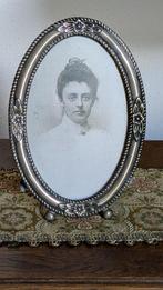 Fotolijst ovaal zilver, Ophalen of Verzenden