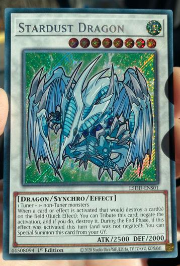 Yu-Gi-Oh! Alternate Stardust Dragon L5DD 1st Ed Mint ! beschikbaar voor biedingen