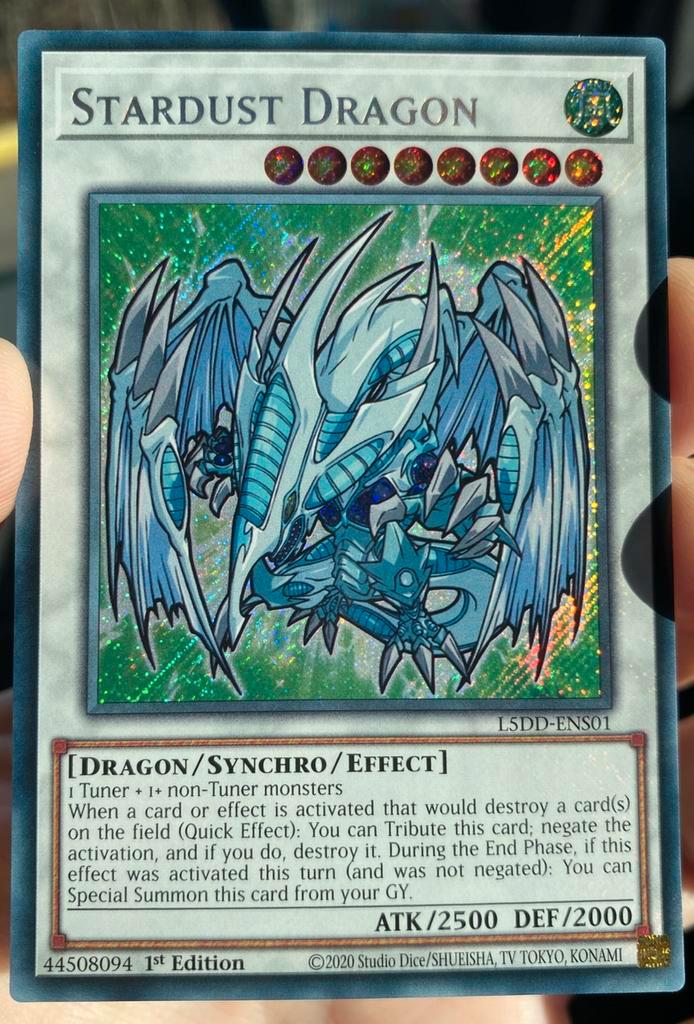 Yu-Gi-Oh! Alternate Stardust Dragon L5DD 1st Ed Mint !, Hobby en Vrije tijd, Verzamelkaartspellen | Yu-gi-Oh!, Zo goed als nieuw