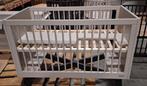 2 Kidsmill Sixties Babybed 60x120 cm Oatmeal/Walnoot, Ophalen, Nieuw, Ledikant