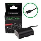 Premium USB-C Input battery adapter Canon XC10 EOS EOS 80D, Verzenden, Nieuw