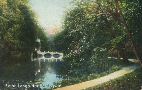 Zeist - Langs de Slotvijver [KRST005-6149, Verzamelen, Ansichtkaarten | Nederland, Gelopen, Utrecht, Voor 1920, Verzenden