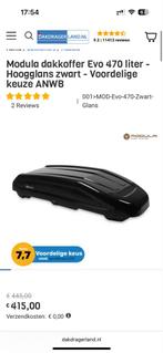 Modula EVO 470 liter dakkoffer - Zo goed als nieuw!, Ophalen, Zo goed als nieuw