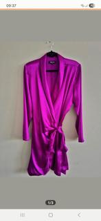 Schitterende cyclaam overslagjurk satijnlook Ms Mode 48, MS Mode, Ophalen of Verzenden, Zo goed als nieuw, Jurk