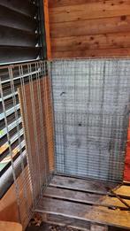 Honden bench verzinkt 2 deuren 130x75x80cm draadkooi, Dieren en Toebehoren, Hondenbenches, Ophalen, Zo goed als nieuw