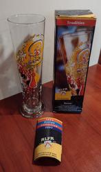 Alfa Bierglas Art Design Petra Dieteren 40cl., Verzamelen, Biermerken, Ophalen of Verzenden, Zo goed als nieuw, Glas of Glazen