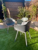Nette fijne tuinstoelen set van 5 stuks, Tuin en Terras, Ophalen, Zo goed als nieuw, Kunststof