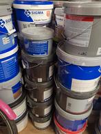 Verf restant (latex), Doe-het-zelf en Verbouw, Verf, Beits en Lak, Ophalen, Zo goed als nieuw, Wit