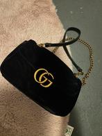 Gucci Velvet Tas, Ophalen of Verzenden, Zo goed als nieuw, Zwart, Handtas