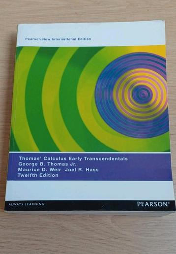 Thomas' Calculus Early Transcendentals 12th Edition  beschikbaar voor biedingen