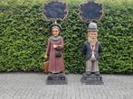 Abraham en Sarah polyesteren beeldpoppen, Tuin en Terras, Tuinbeelden, Kunststof, Gebruikt, Ophalen